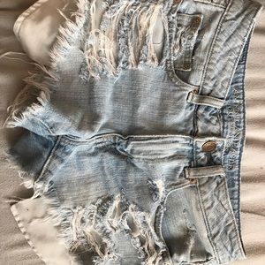 American eagle high waisted shorts
